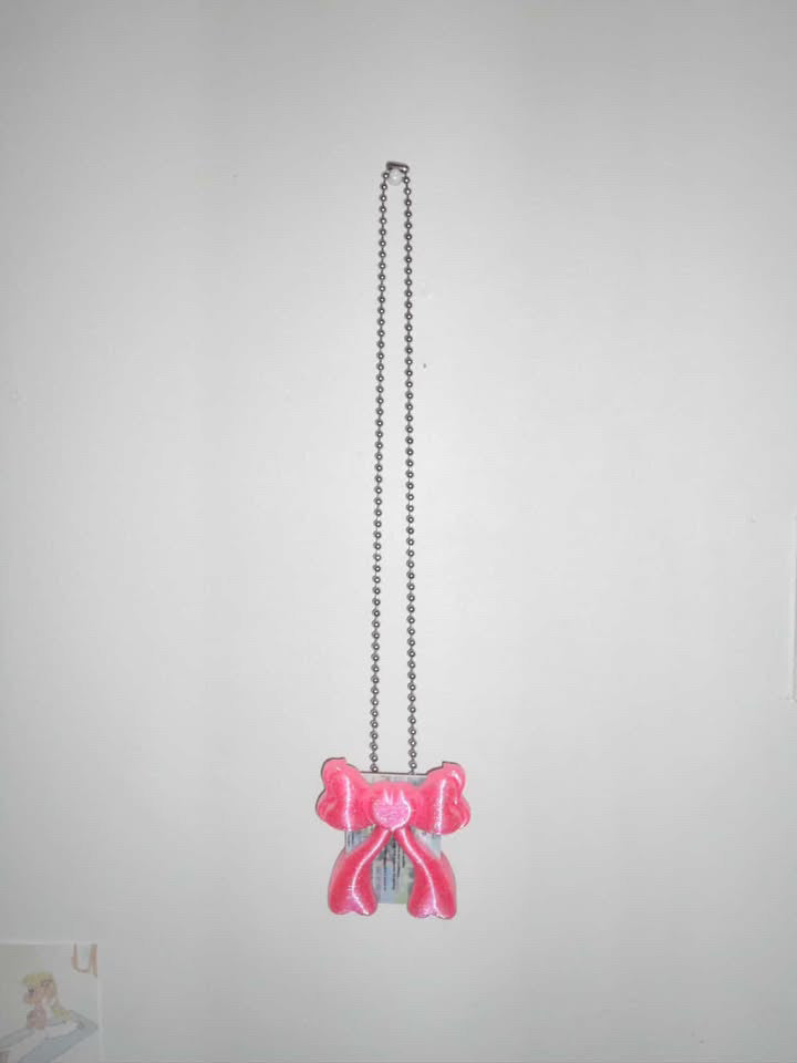 Bow Card Holder - Pink