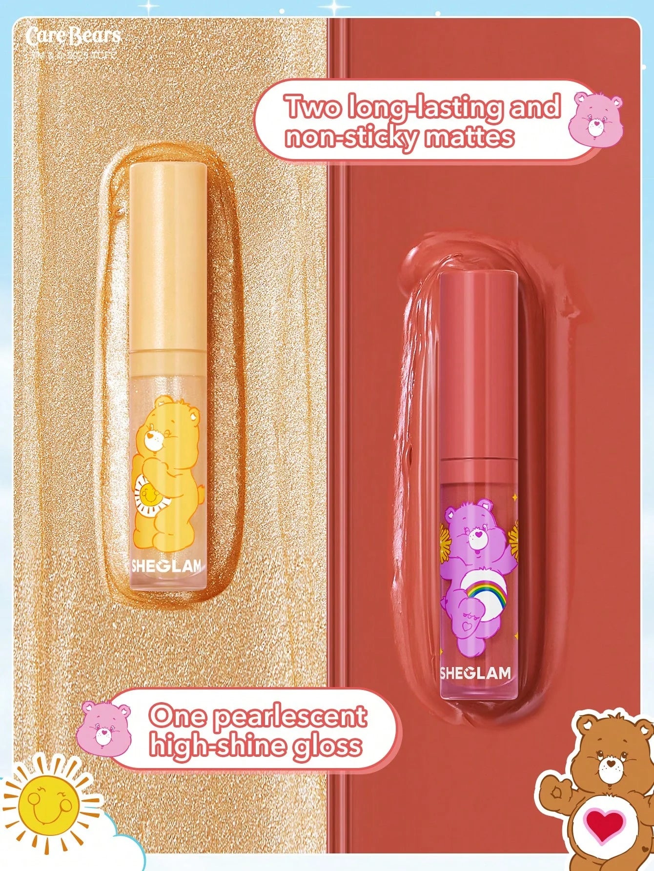 Share A Smile Lip Set ★︎Care Bears x SHEGLAM★︎