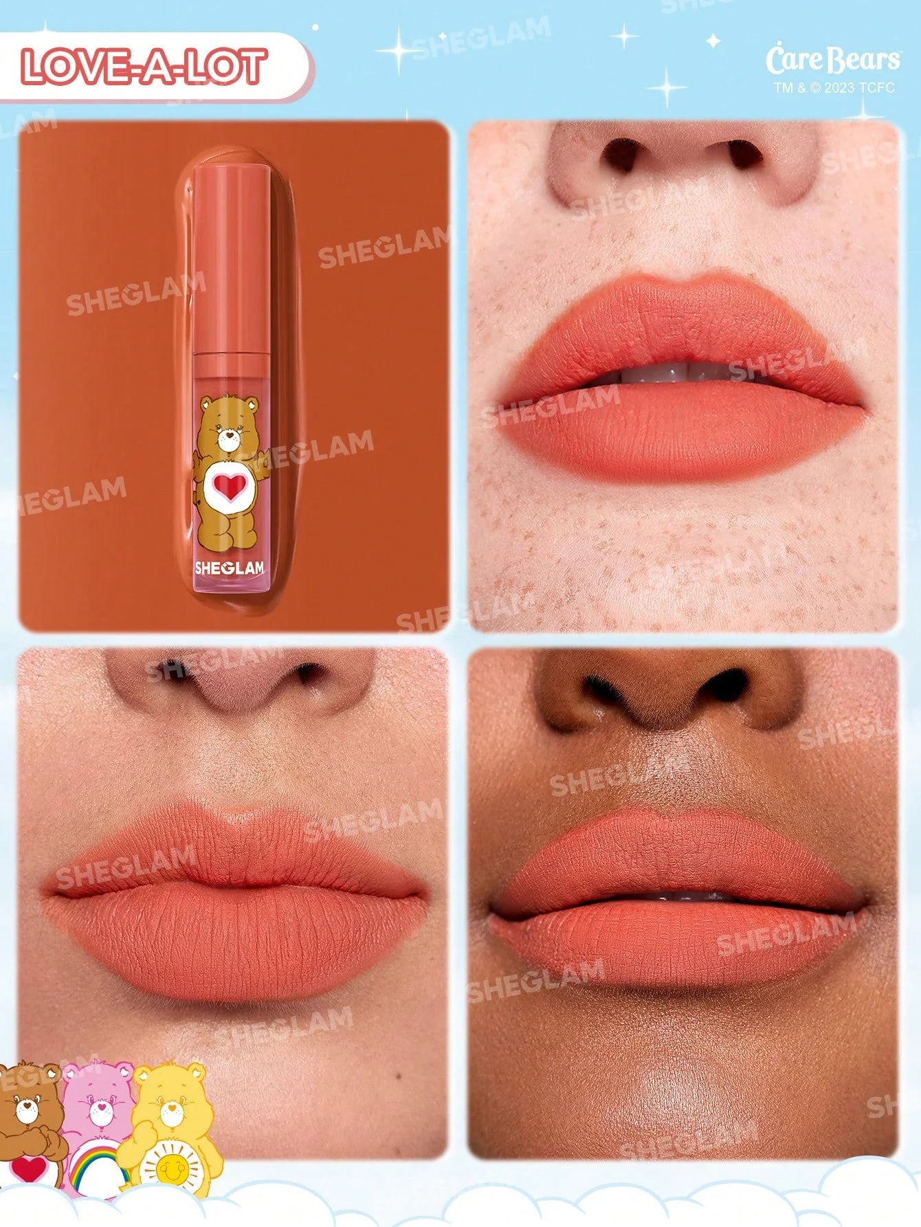 Share A Smile Lip Set ★︎Care Bears x SHEGLAM★︎