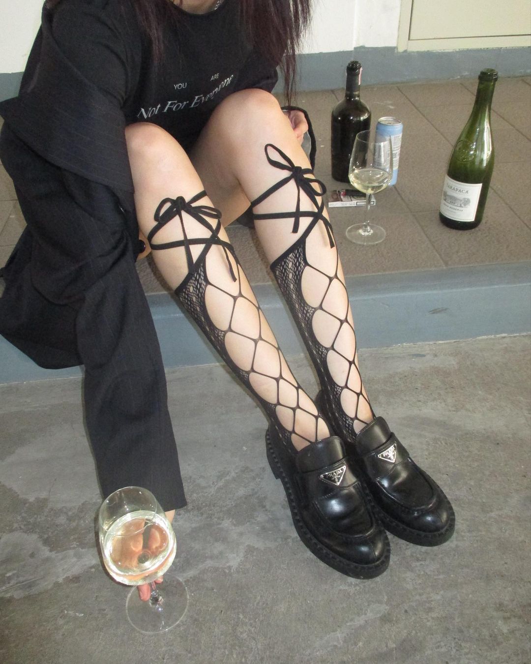Lace Knee High Socks