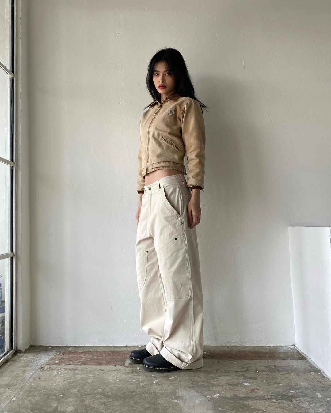 Double Knee Baggy Pants