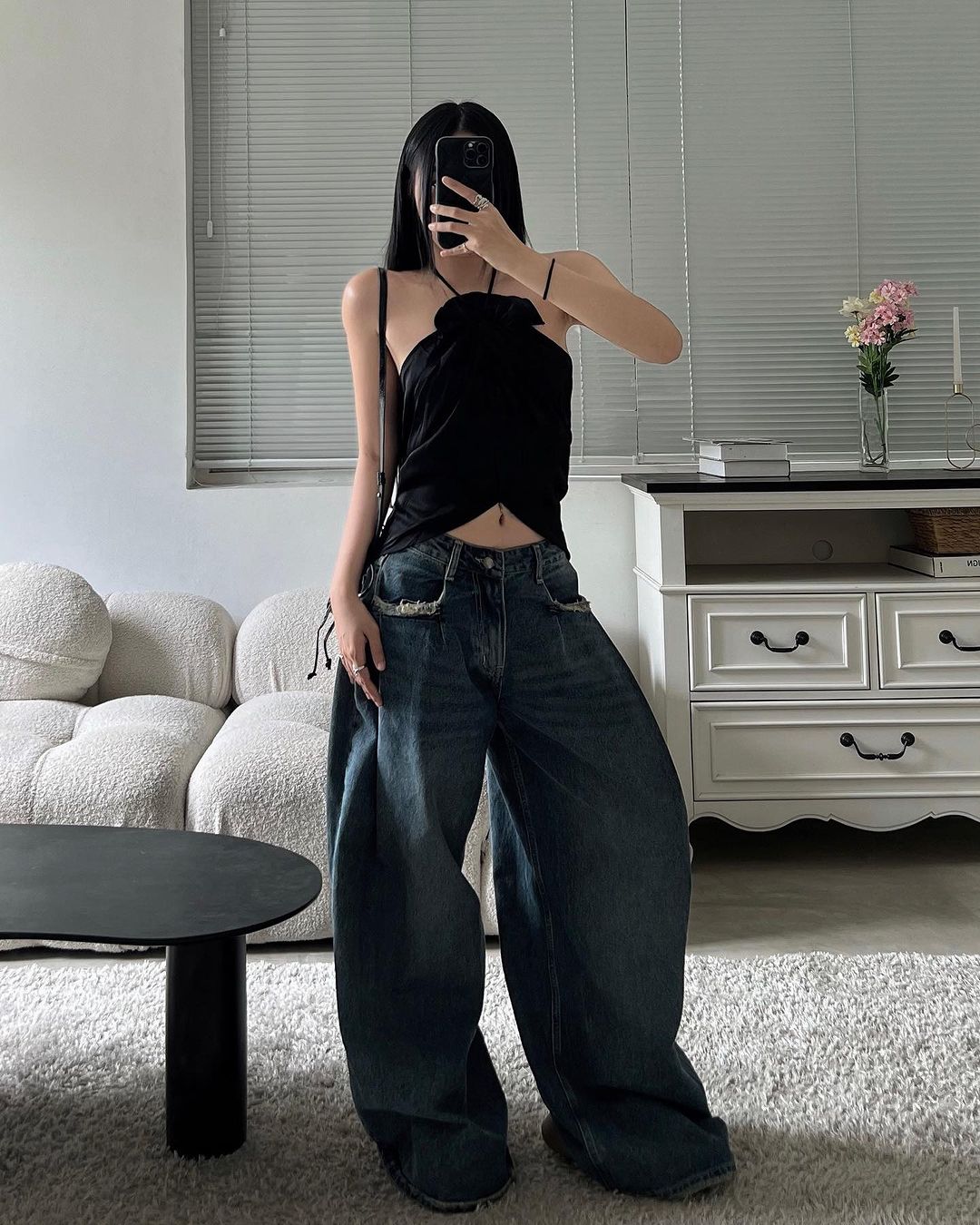 Double-Wide Legs Jeans