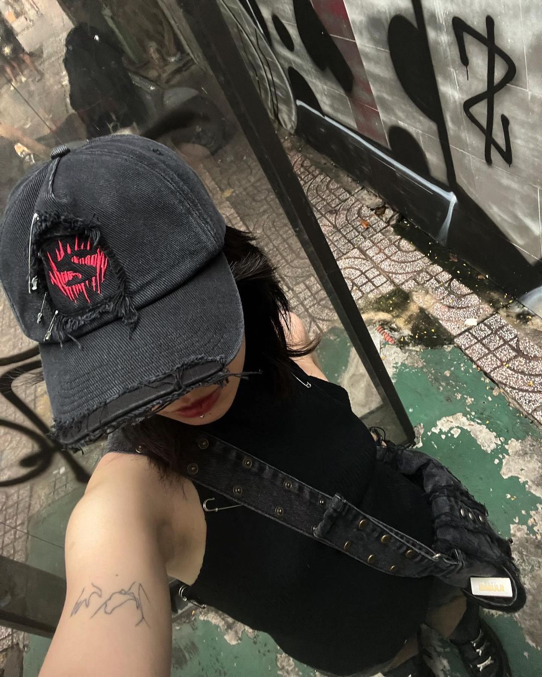 Washed SoSo Denim Bag