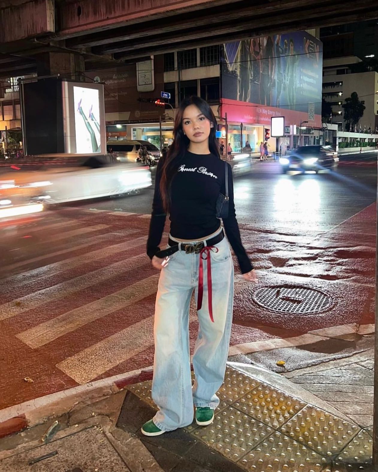 Washed Baggy Jeans