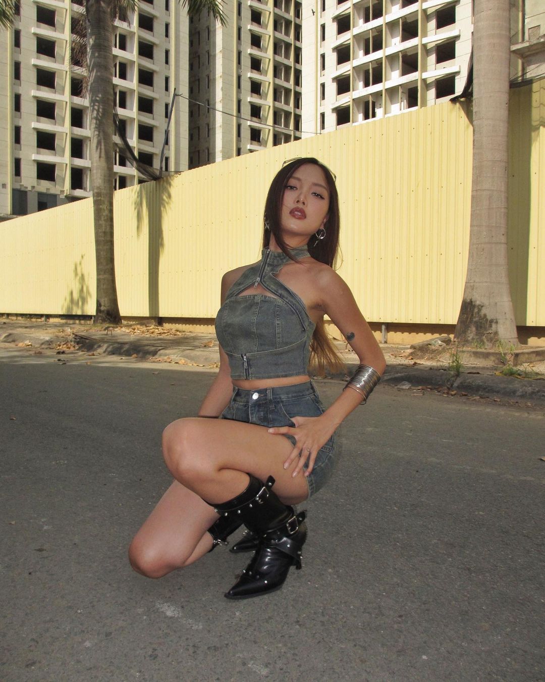 Megan Denim Set