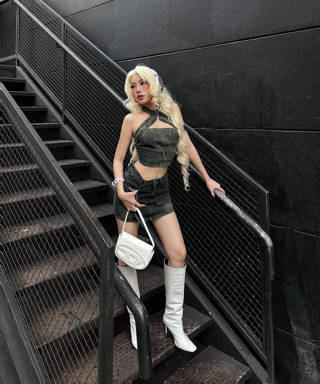 Megan Denim Set