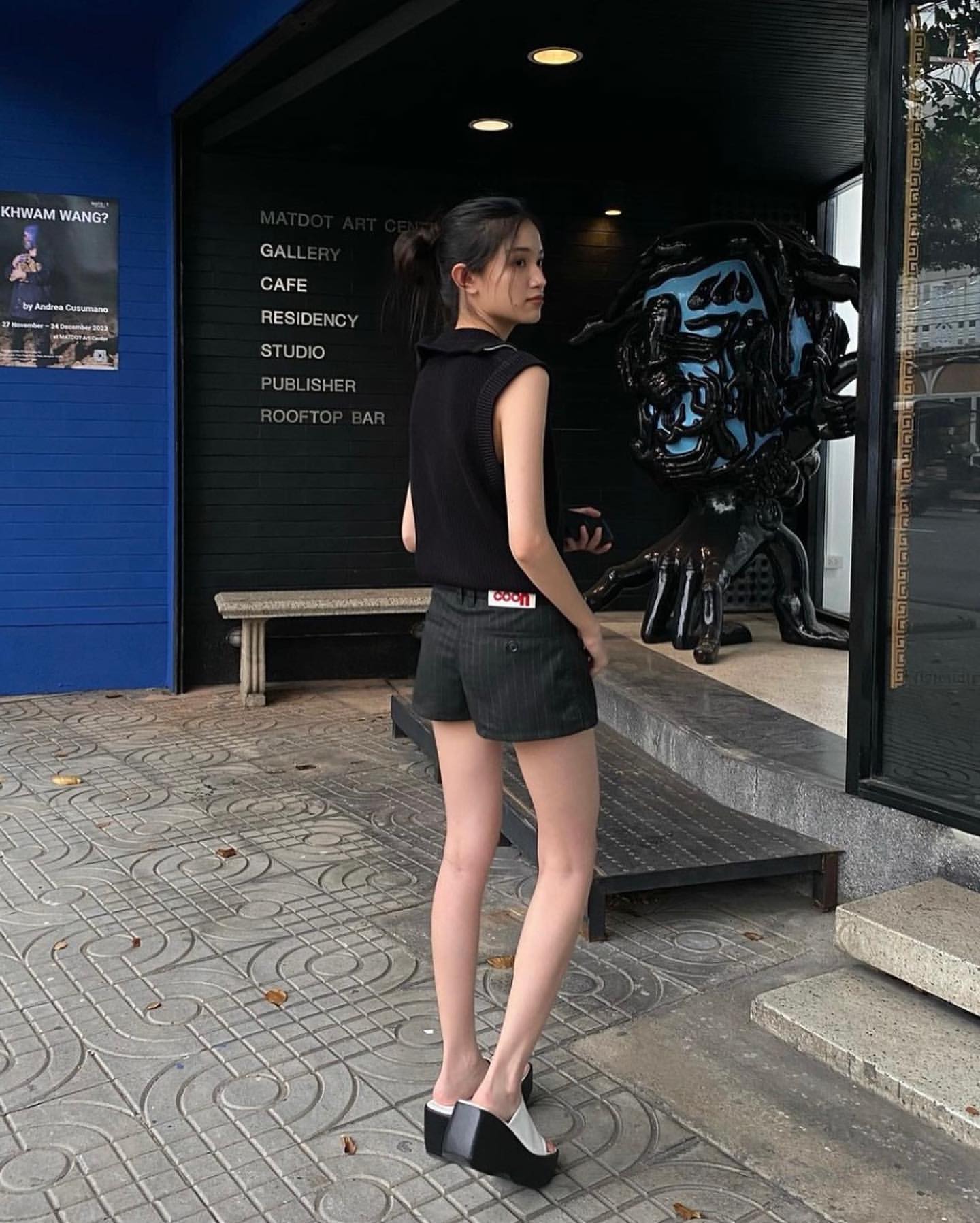 Low Rise Mini Shorts