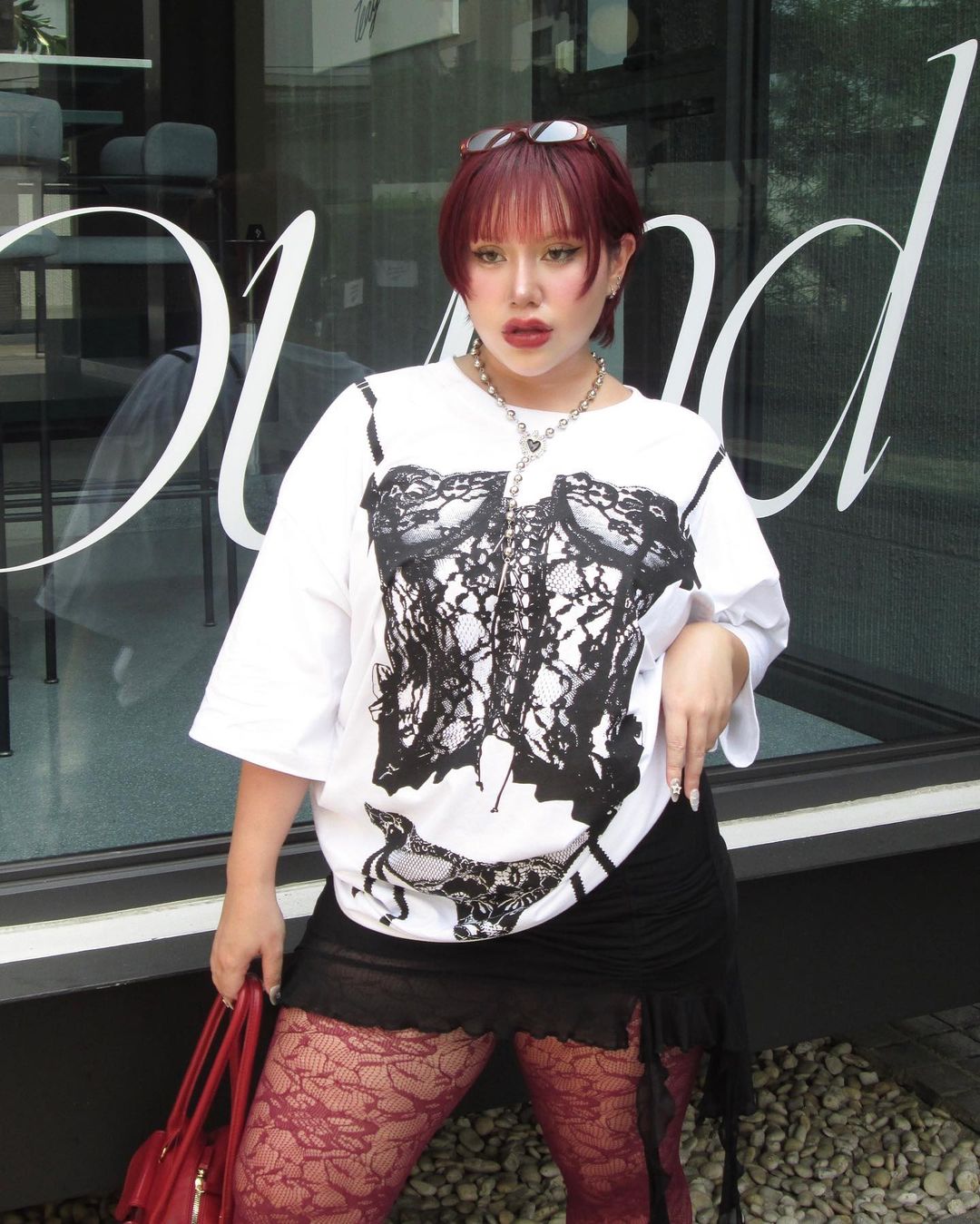 Corset Oversized Tee