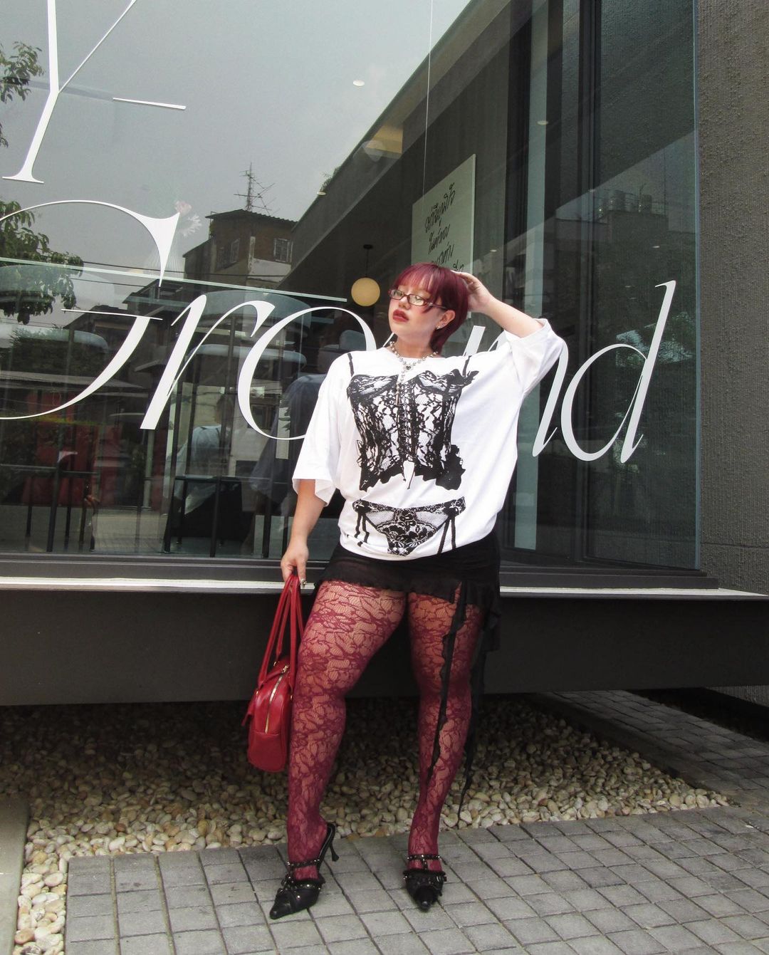 Corset Oversized Tee