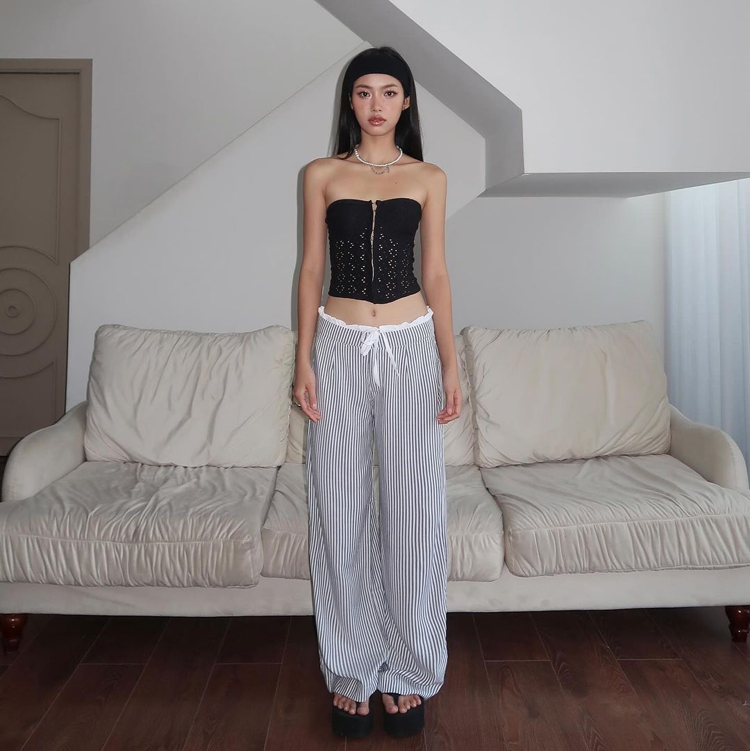 Lazy Striped Pants