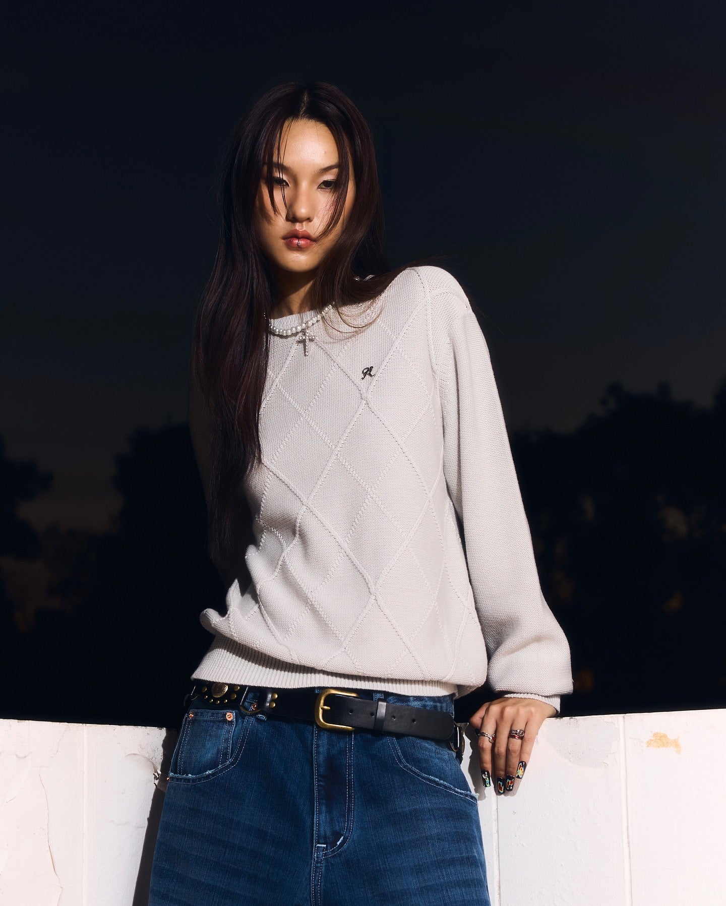 Stone Knitted Sweater