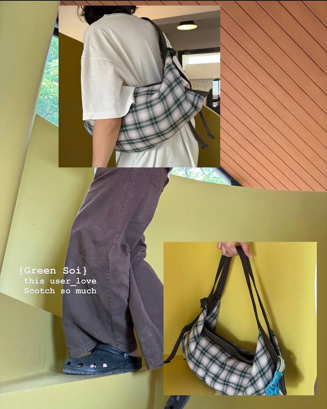 Dachshund bag - Green Soi