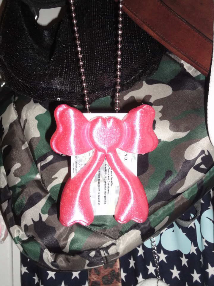 Bow Card Holder - Pink