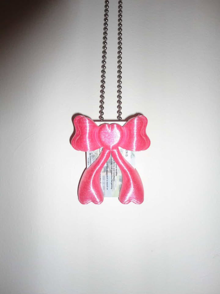 Bow Card Holder - Pink