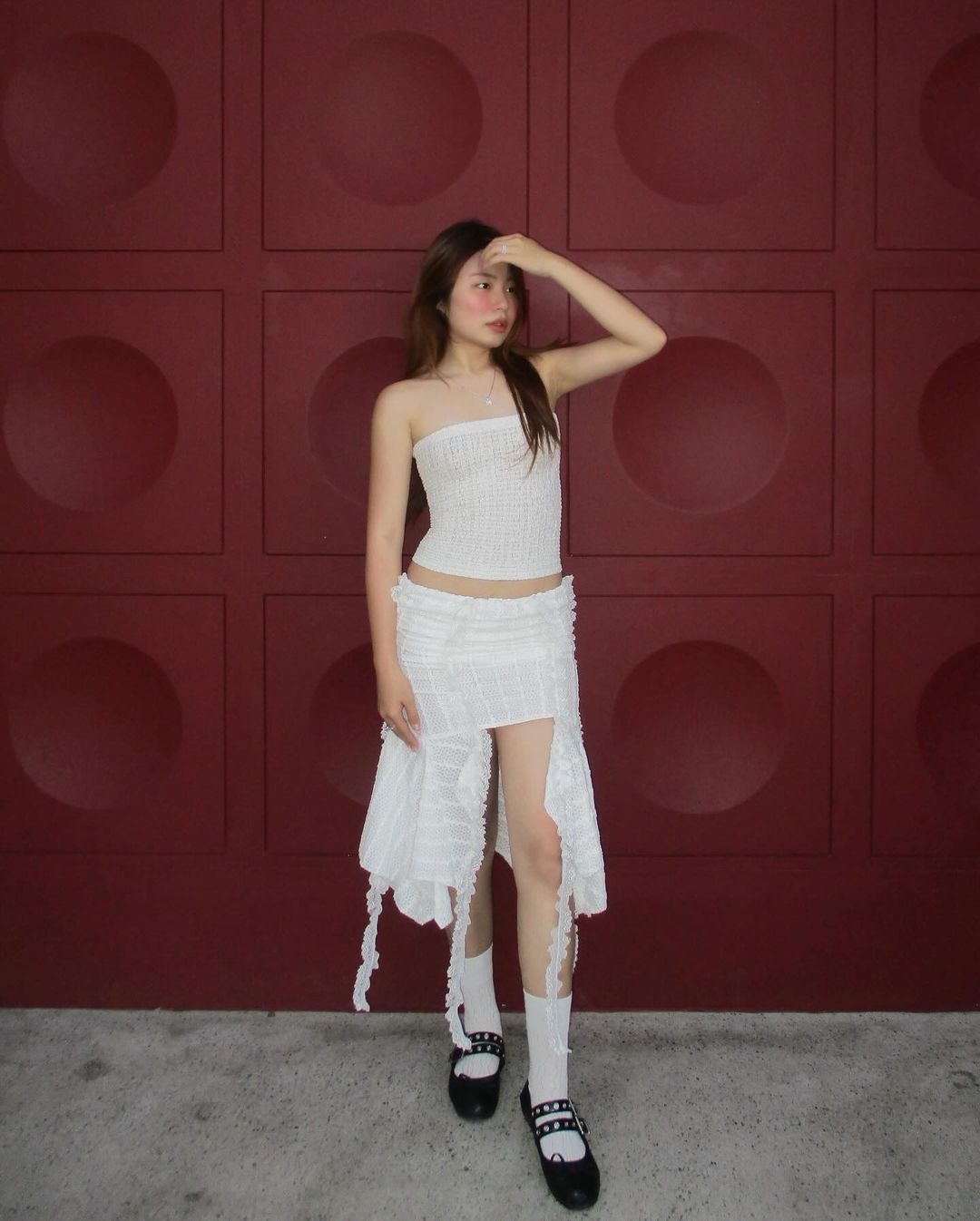2 WAYs Frosted Fringe