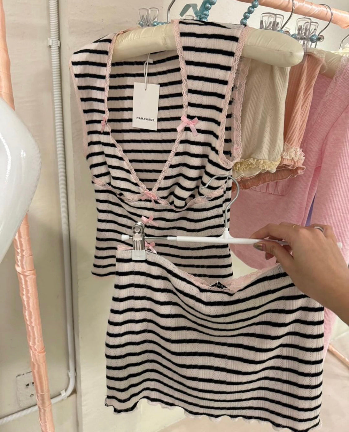Striped Pixie Set