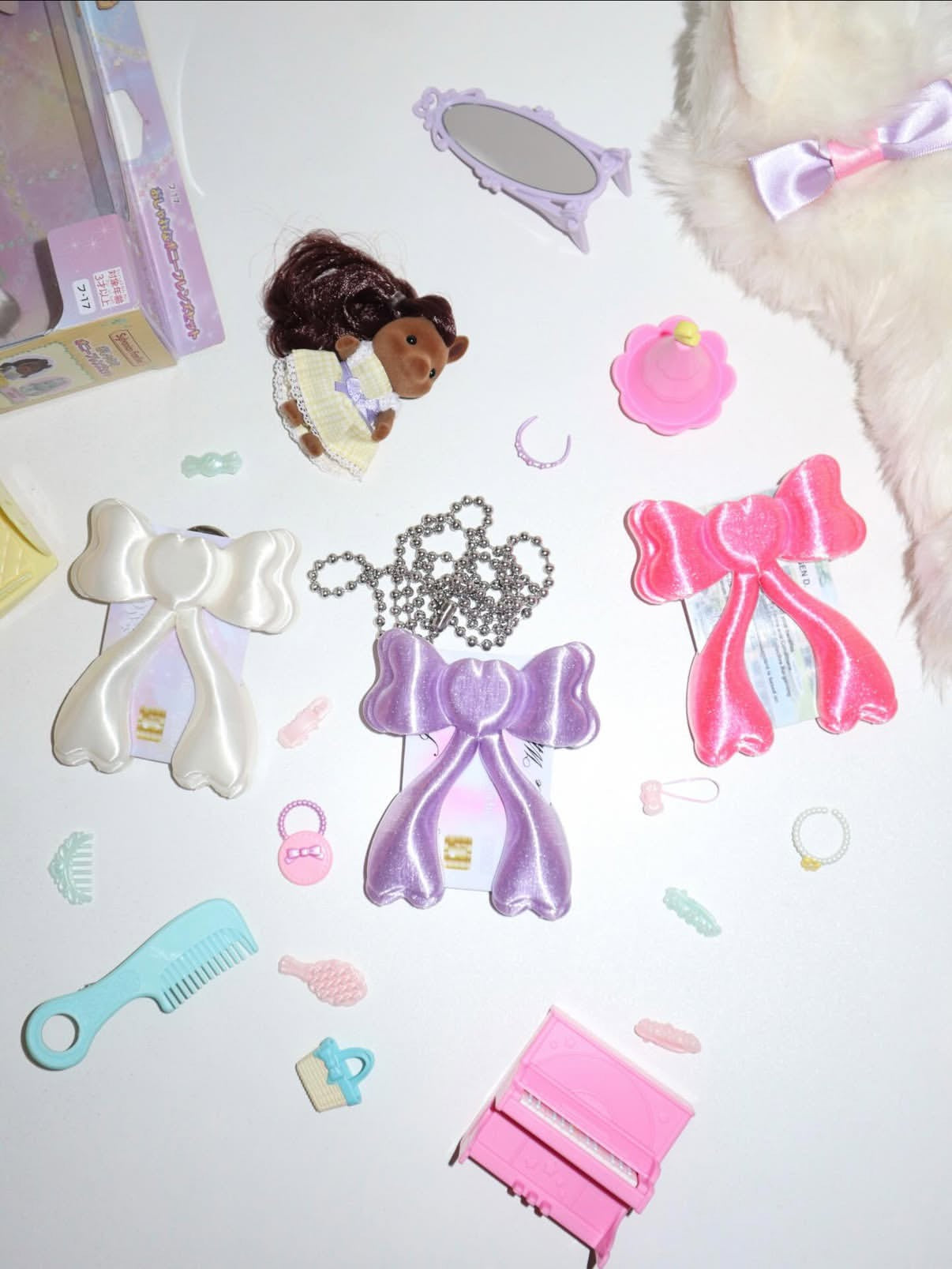Bow Card Holder - Purple