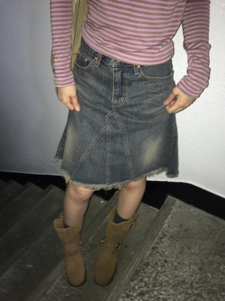 Nostalgic Denim Skirt