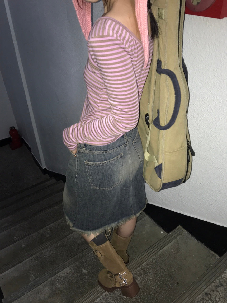 Nostalgic Denim Skirt