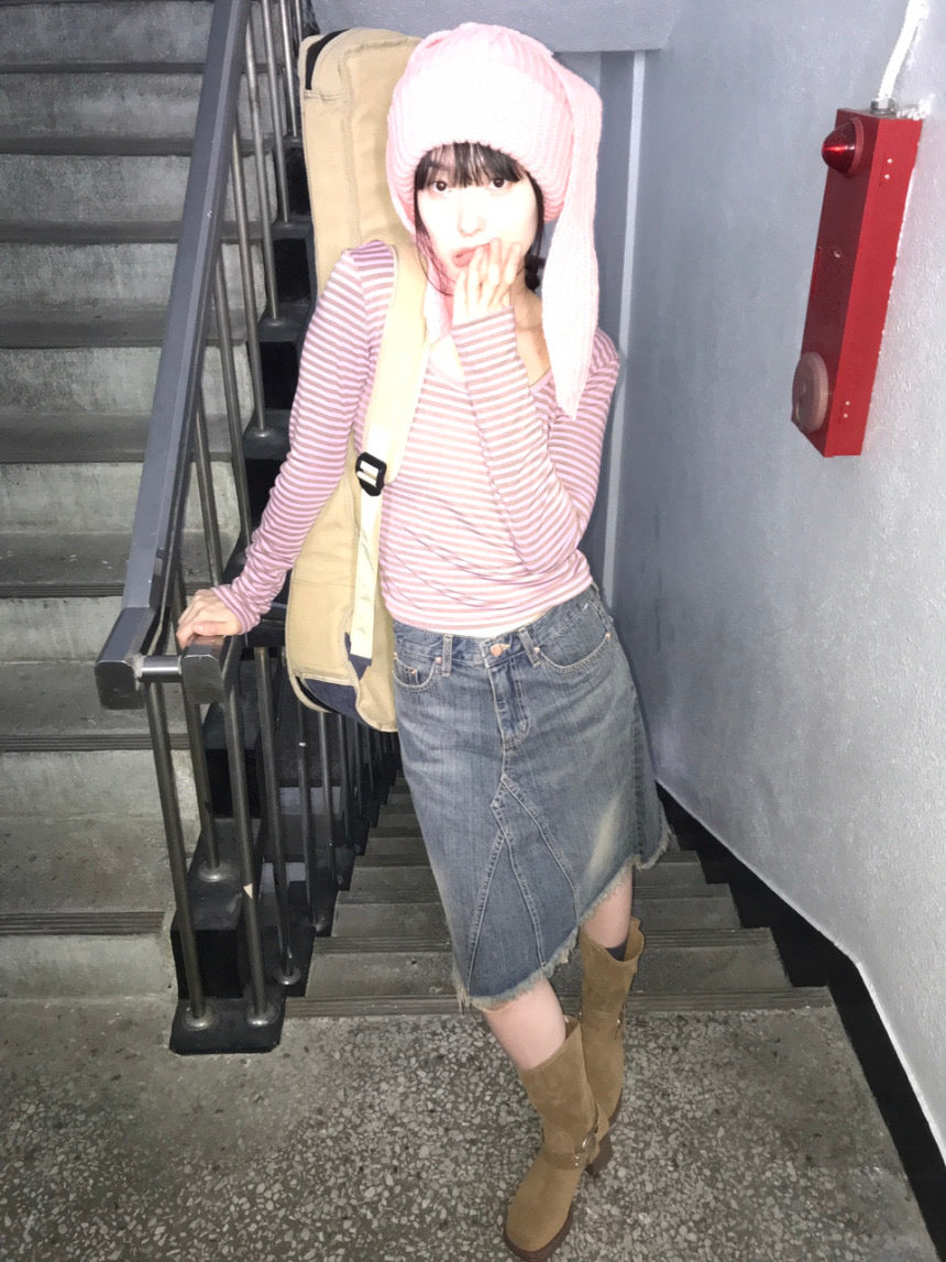 Nostalgic Denim Skirt