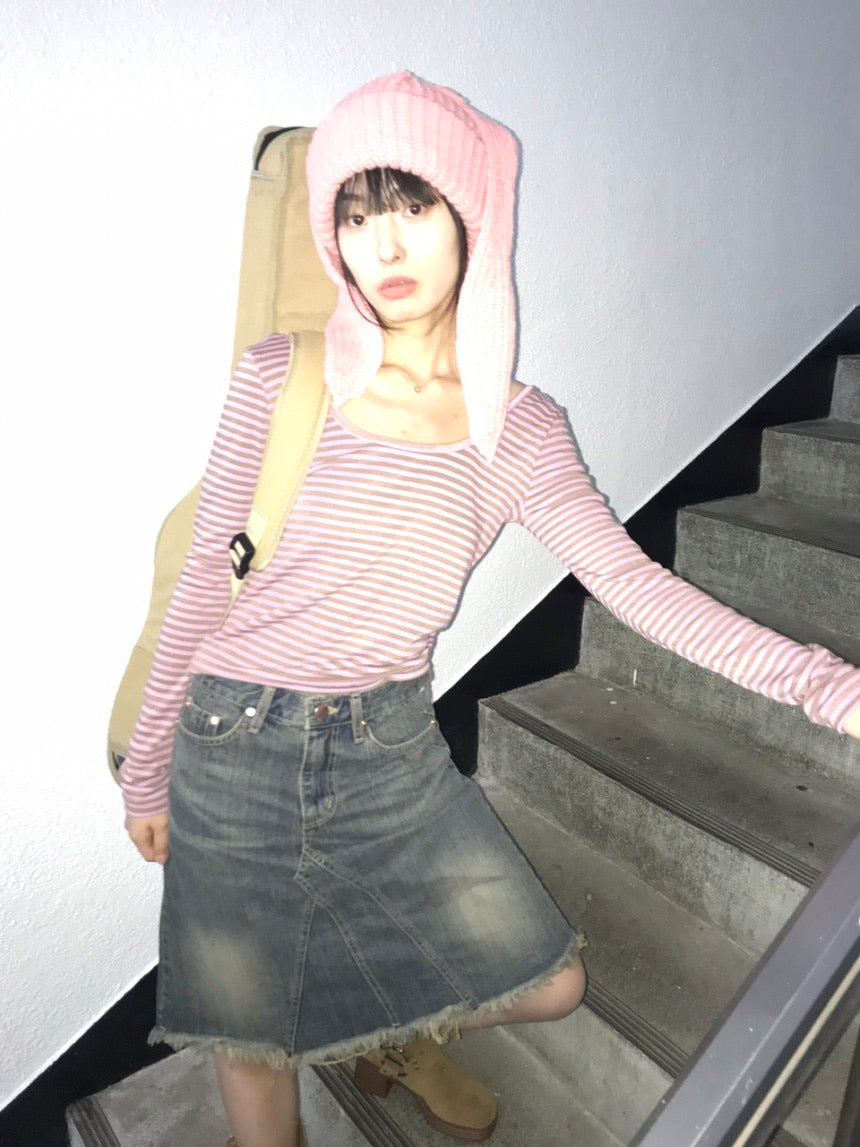 Nostalgic Denim Skirt