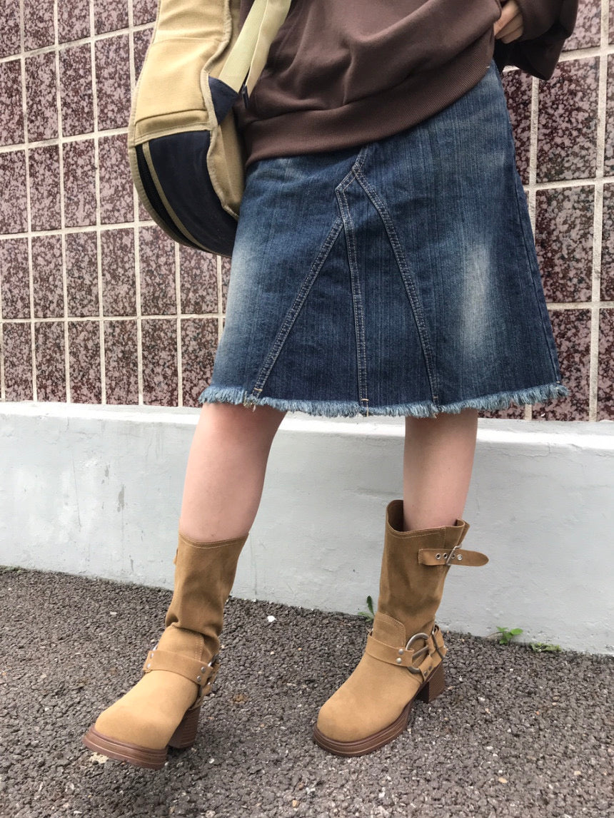 Nostalgic Denim Skirt