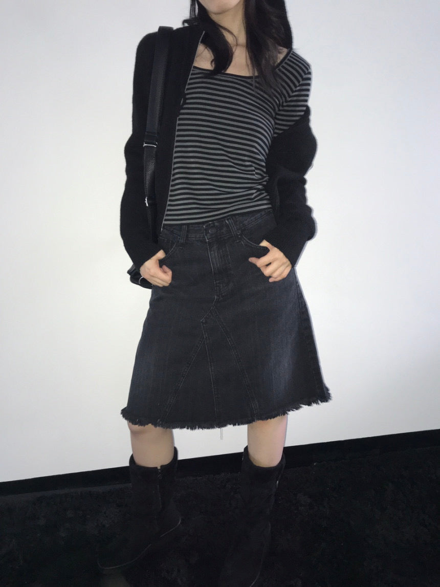Nostalgic Denim Skirt