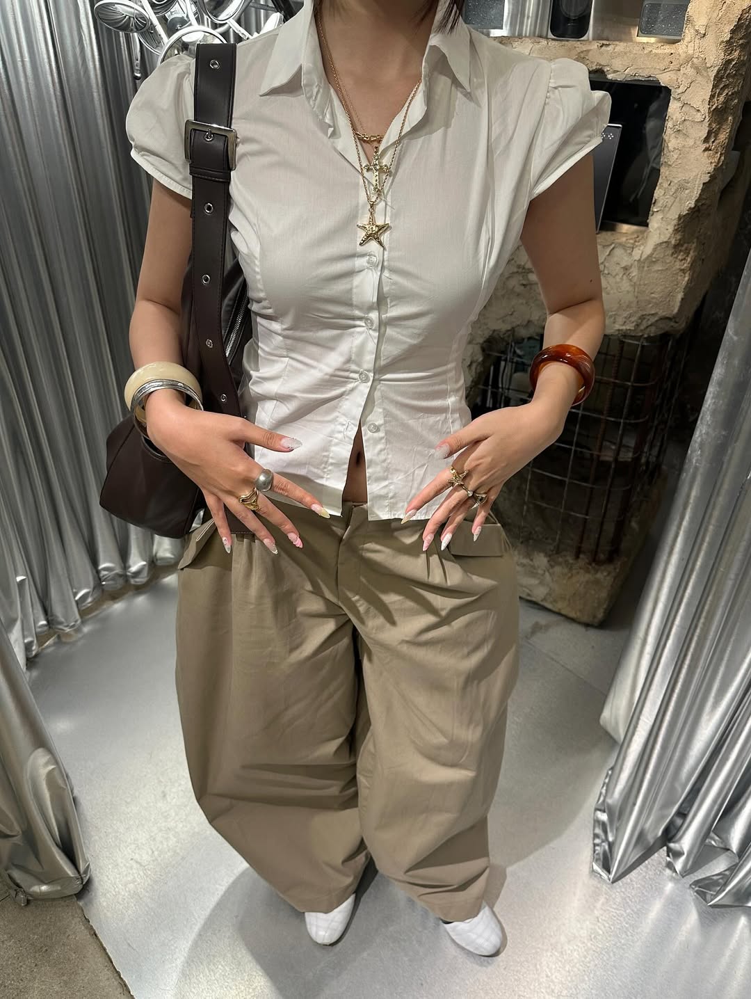 Striped Bubble Pants