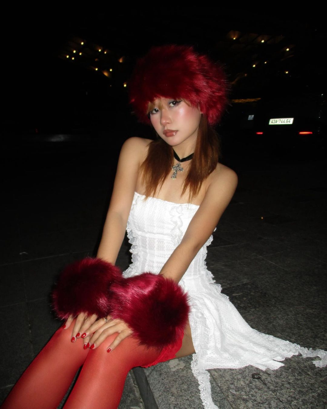 2 WAYs Frosted Fringe
