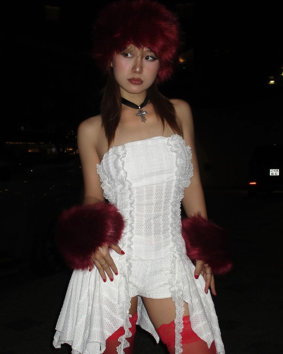 2 WAYs Frosted Fringe