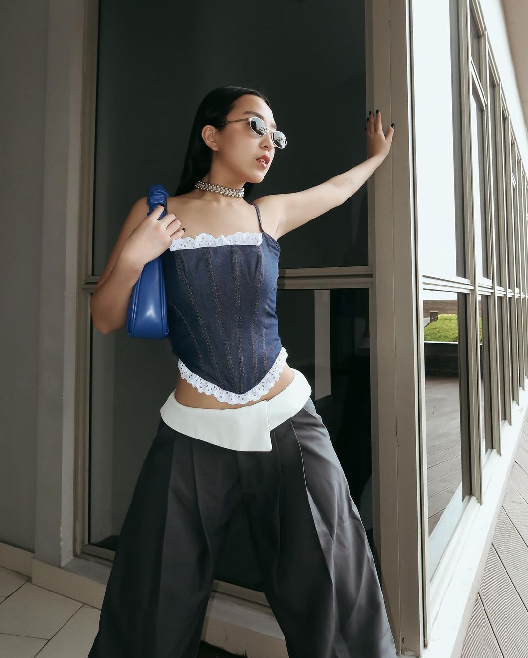 Gaia Denim Corset