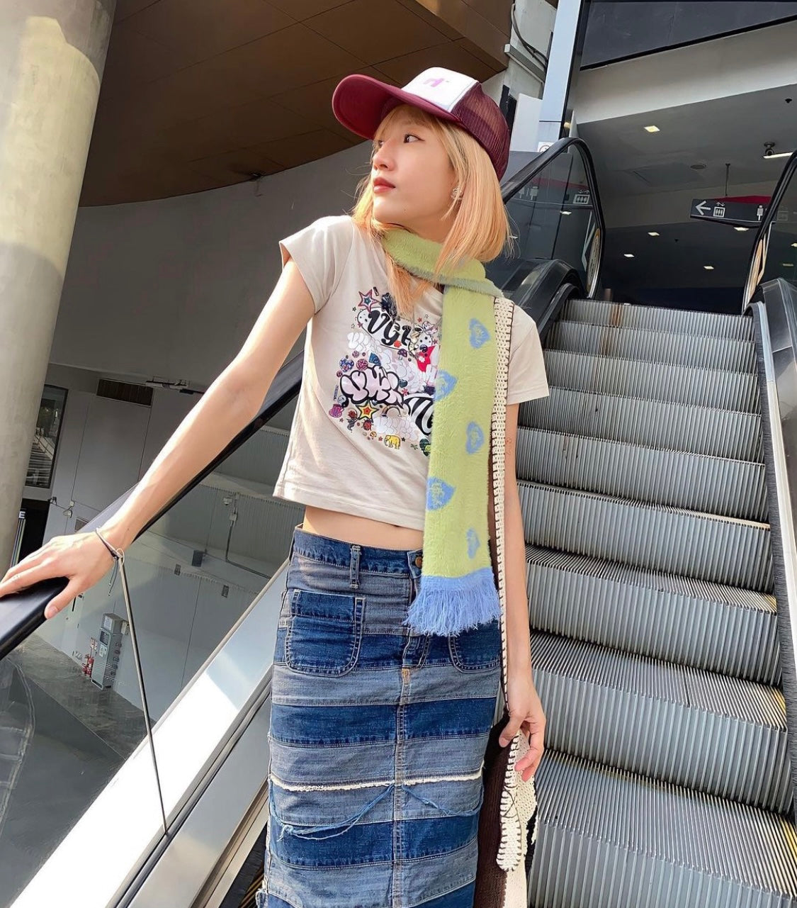 VGH Fringed Scarf