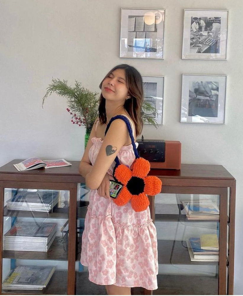 Fluffy Floral Bag