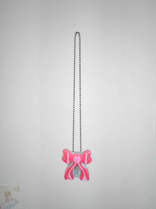Bow Card Holder - Pink