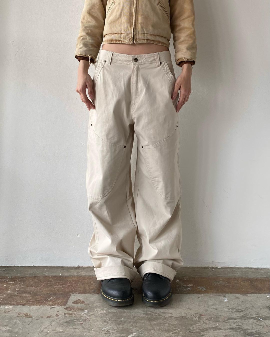 Double Knee Baggy Pants