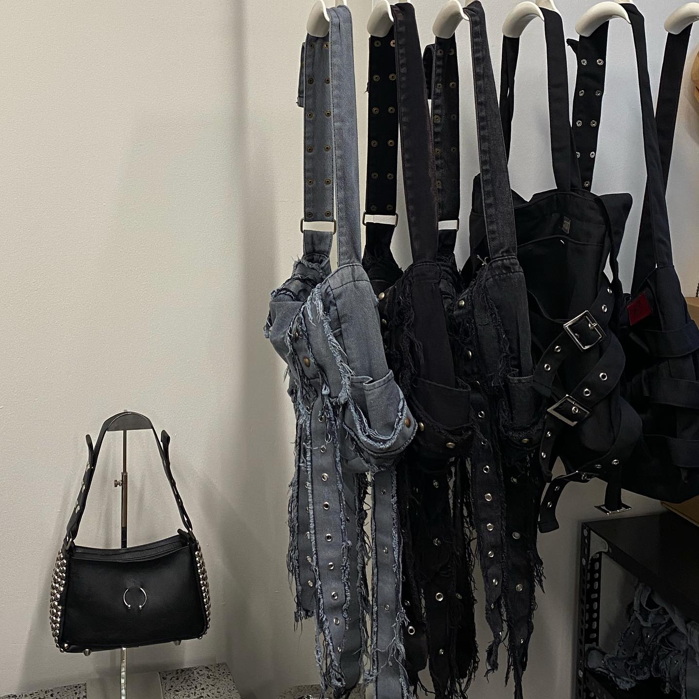 Washed SoSo Denim Bag