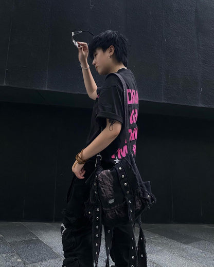 Washed SoSo Denim Bag