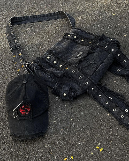 Washed SoSo Denim Bag