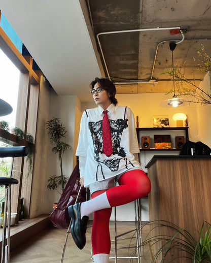 Corset Oversized Tee