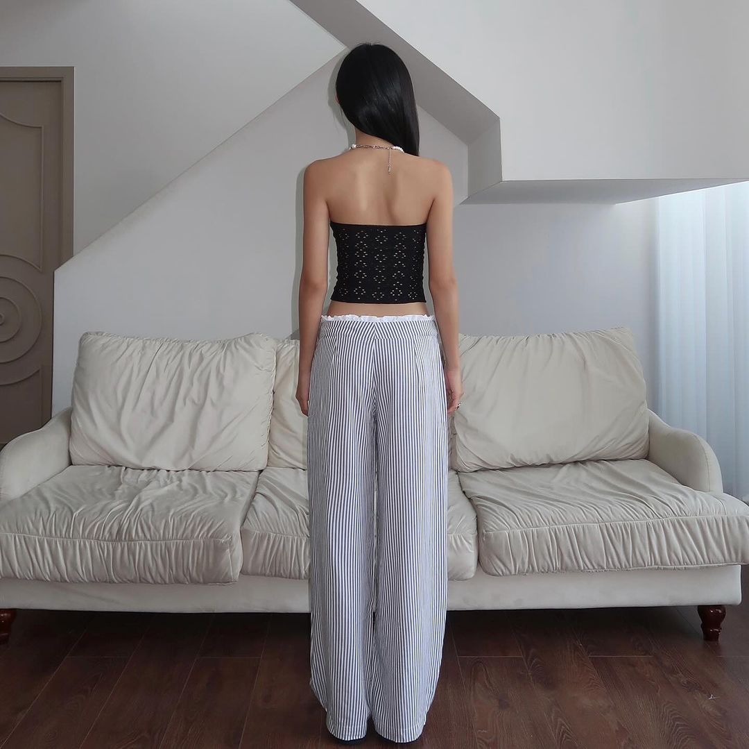 Lazy Striped Pants