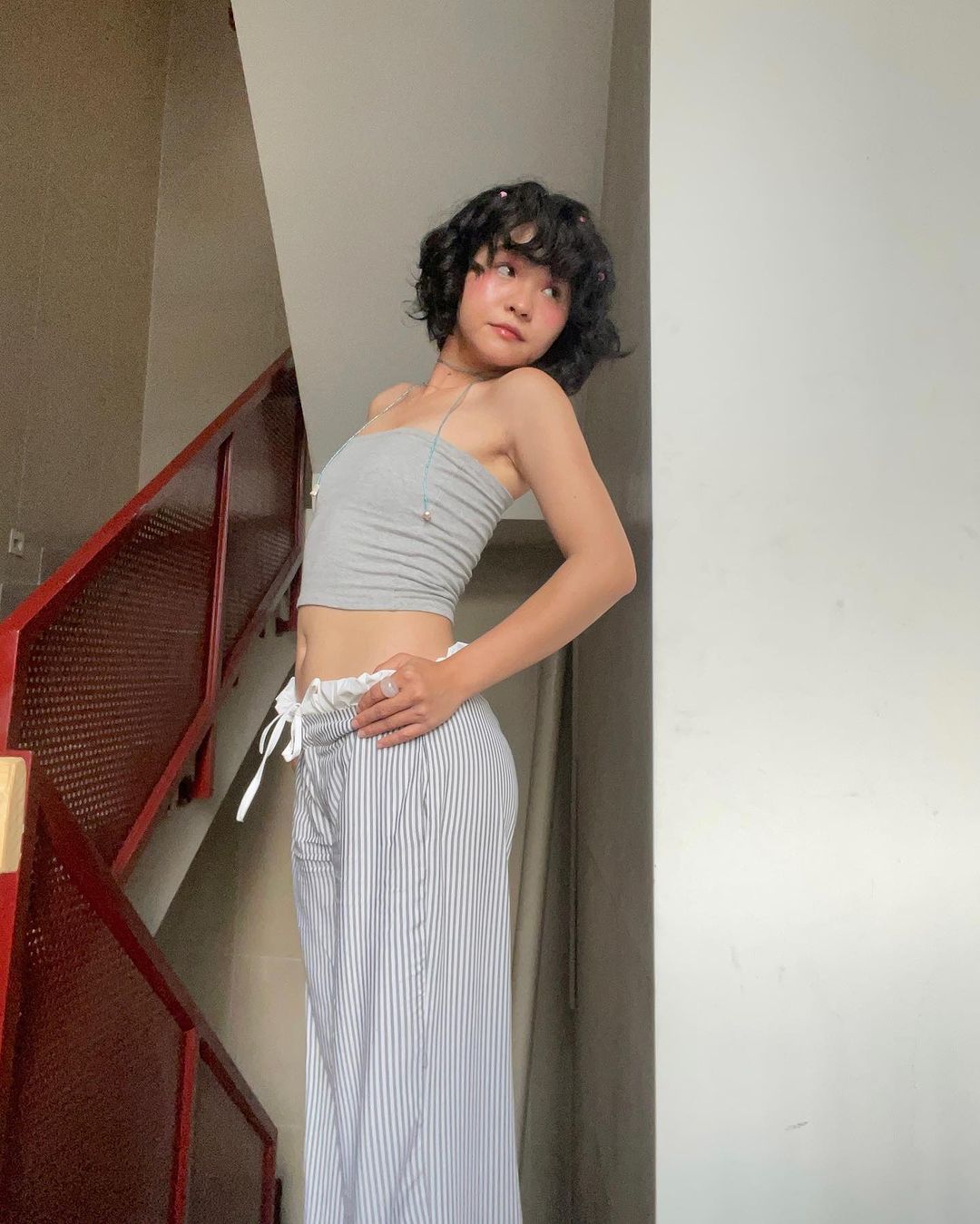Lazy Striped Pants