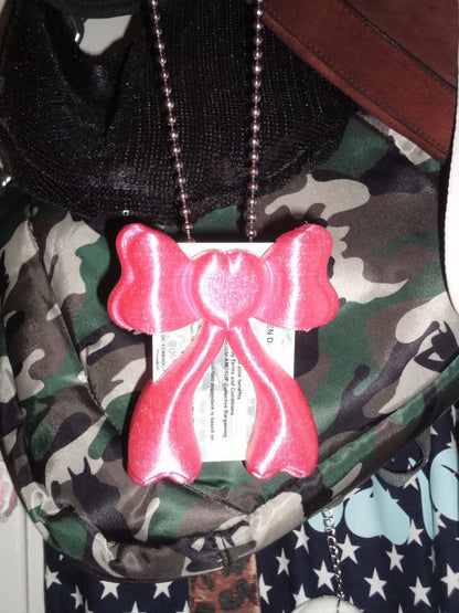 Bow Card Holder - Pink