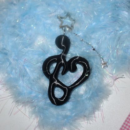 Love-Note Card Holder - Midnight