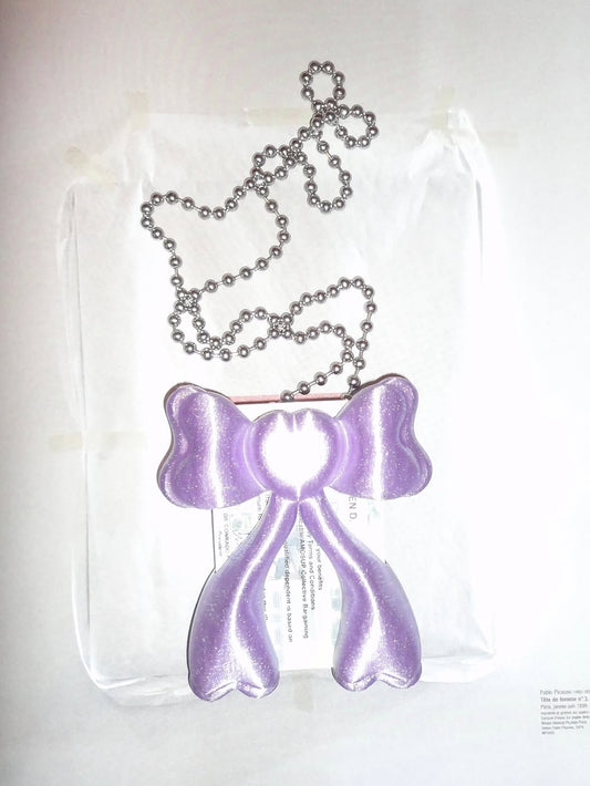 Bow Card Holder - Purple