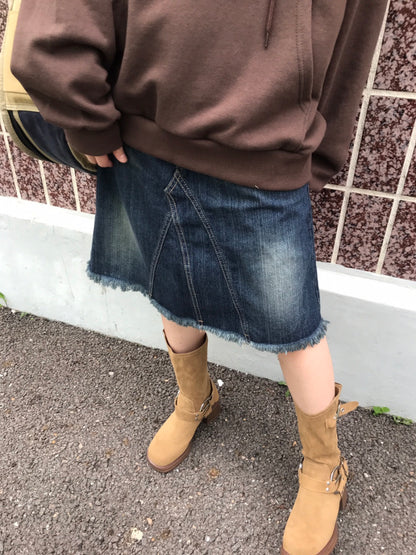 Nostalgic Denim Skirt