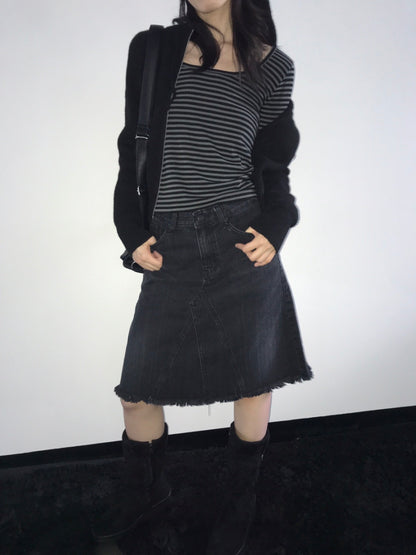 Nostalgic Denim Skirt
