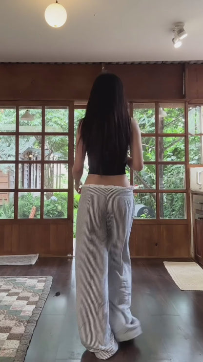 Lazy Striped Pants