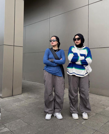 Forest Cargo Balloon Pants