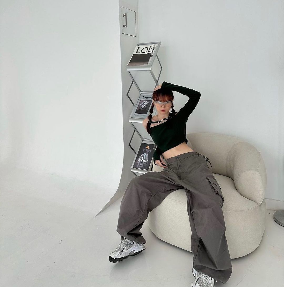Forest Cargo Balloon Pants