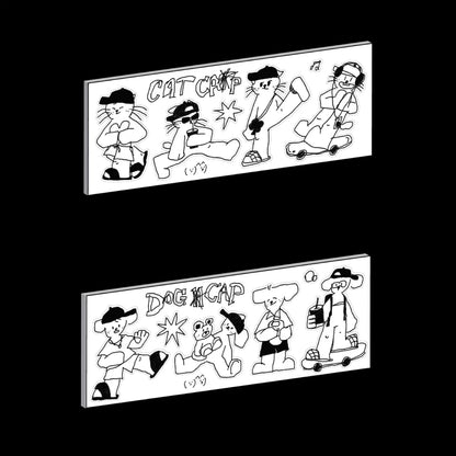 Dog & Cat Sketch Sticker